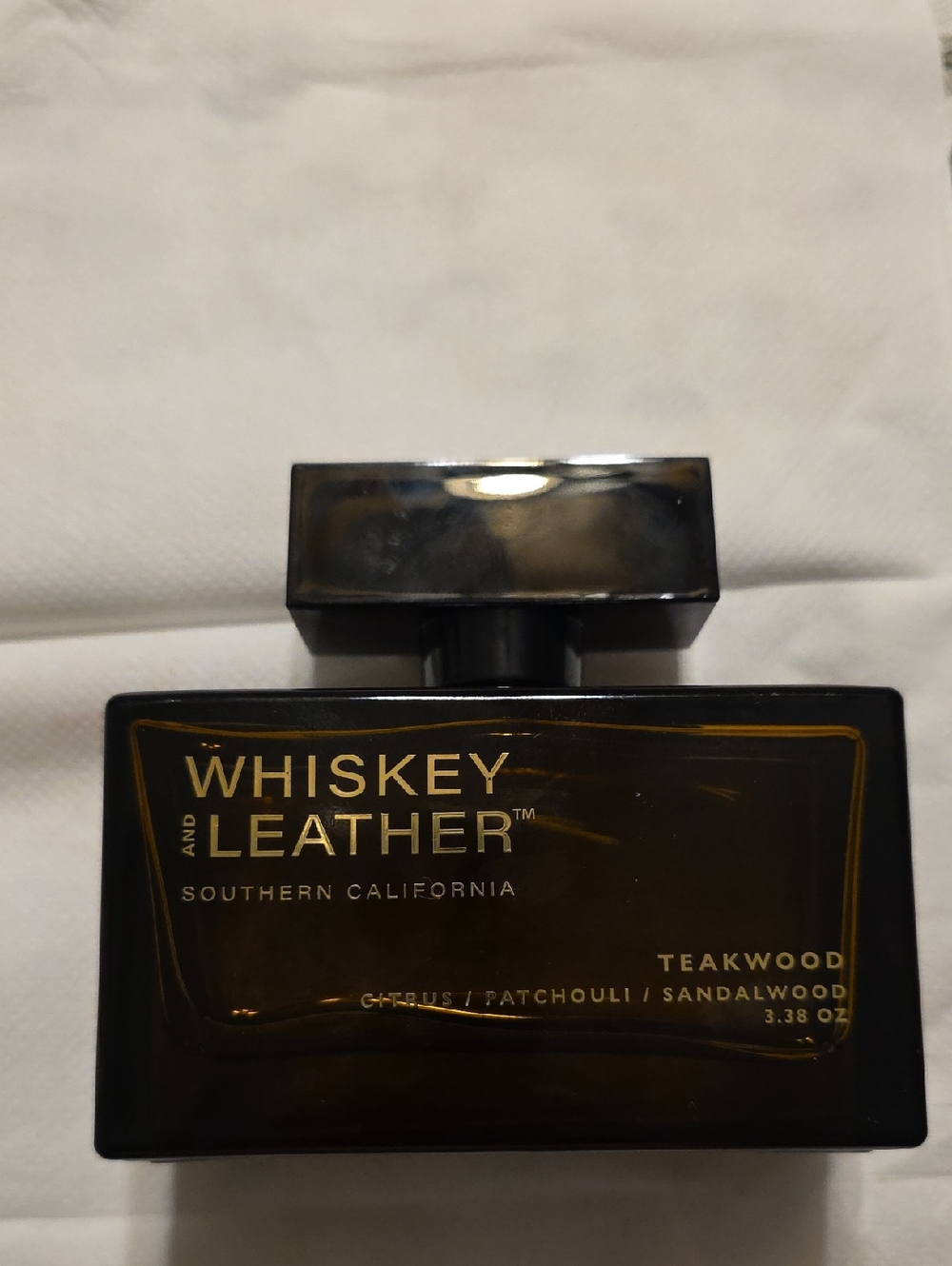 Whiskey & Leather Teakwood Cologne for Men - Amber/Brown